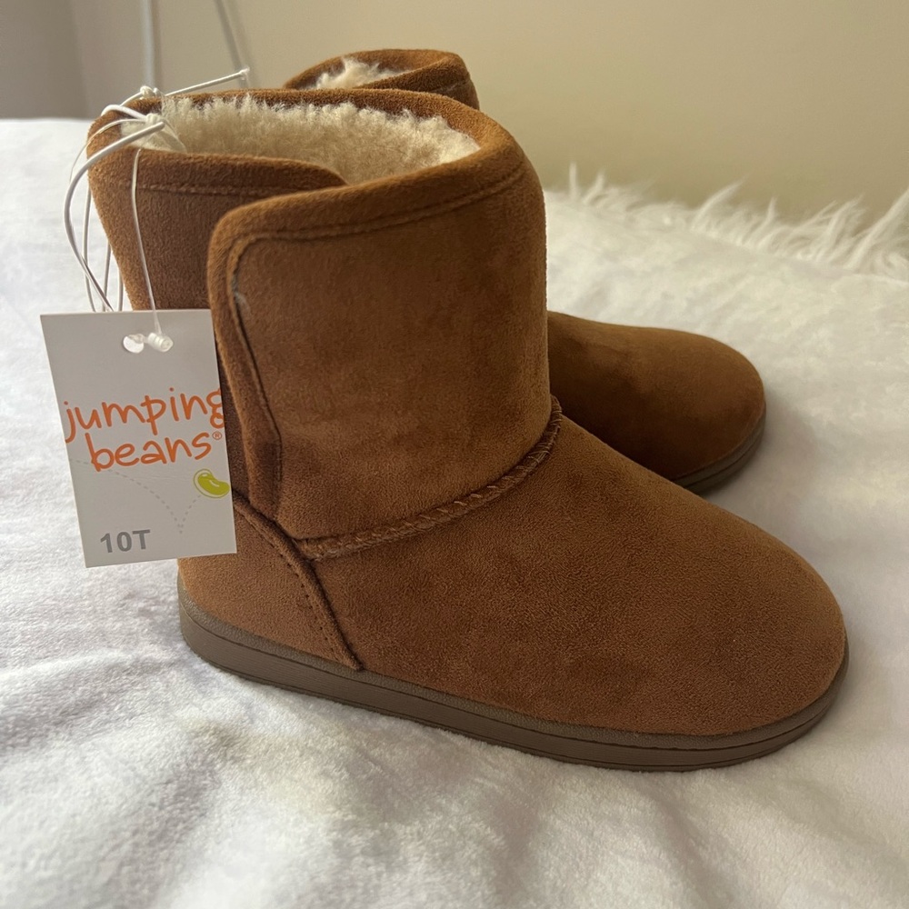 Jumping Beans Tan Toddler Boots 10T